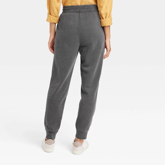 XL - Womens High-Rise Fleece Jogger Pants - Universal Thread - Dark Gray - Picture 6 of 6